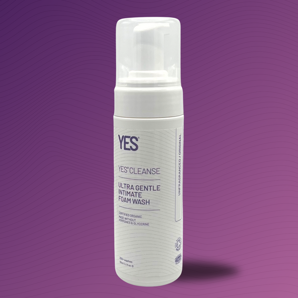 YES CLEANSE unfragranced intimate feminine wash 150ml Ultra gentle intimate foam wash.