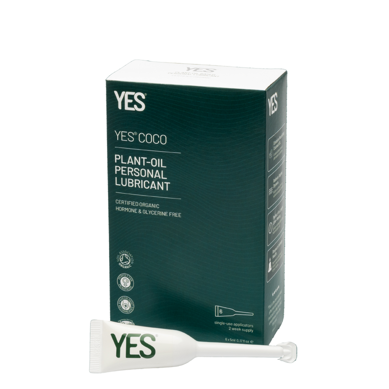 YES COCO Plant oil based lubricant for vaginal dryness - 6 pack applicators