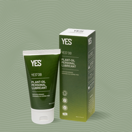 YES OB plant oil based lubricant for vaginal dryness.  
