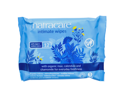 NEW - Natracare Organic Intimate Wipes